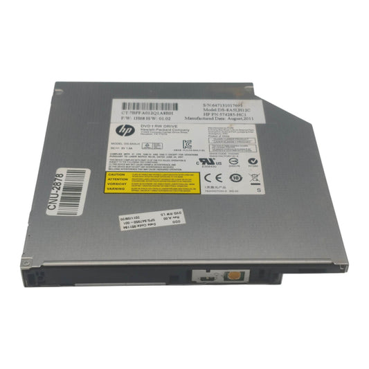 Gravador DVD±RW Slim 9.5mm SATA LiteOn DS-8A5LH HP ProBook 4530s 574285-HC1 DL 8x