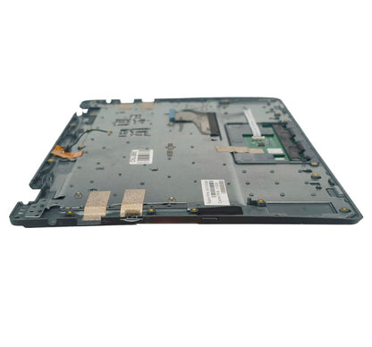 Carcaça Base Superior Com Teclado Pt-br e Touchpad Para Notebook Positivo Duo 2 em 1 C4128b Cinza