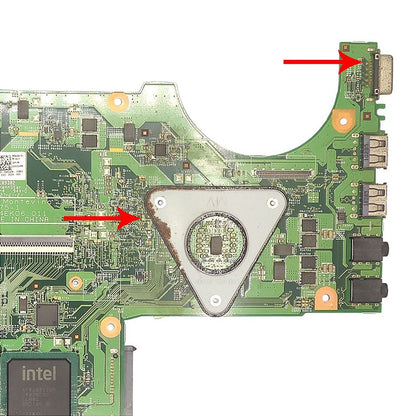 Placa Mãe Notebook Dell Inspiron N4020 48.4ek06.011 Gm45 Intel - Detalhe