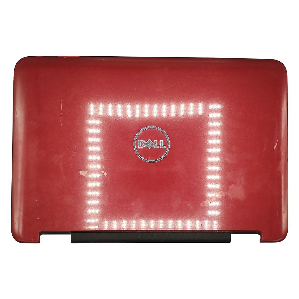 Carcaça Tampa Da Tela Notebook Dell Inspiron N4050 Vermelho - Detalhe