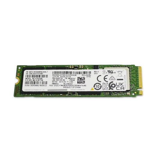 Ssd 256gb M.2 2280 Samsung Nvme Pci-e Gen3x4 Opal