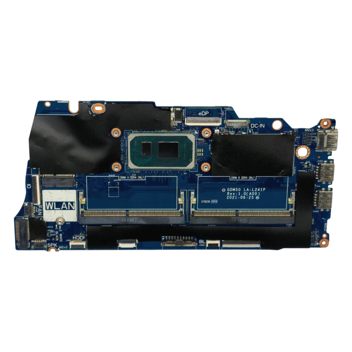 Placa Mãe Notebook Dell Inspiron 15 3510 3511 Vostro 15 3510 Pentium Gold 0YMM4F GDM50 LA-L241P