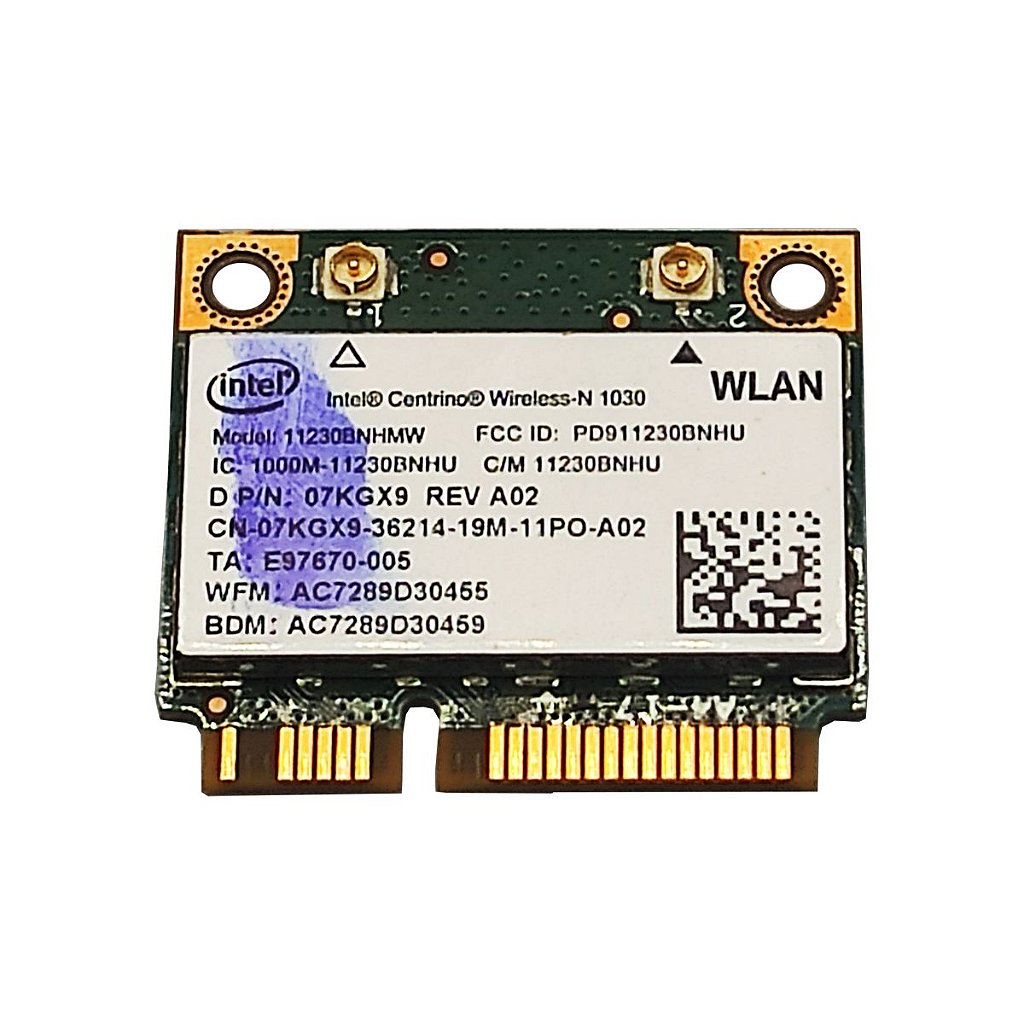 Placa Wifi Intel Centrino Advanced-n 1030 11230bnhmw 07kgx9 Para Notebook Dell Xps 15 l502x