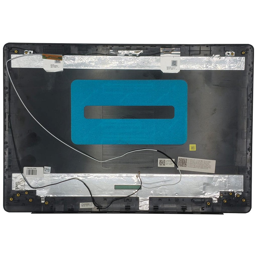 Carcaça Tampa Notebook Dell Inspiron 15 3583 3582 3580 3585 3584 Preto Com Detalhe