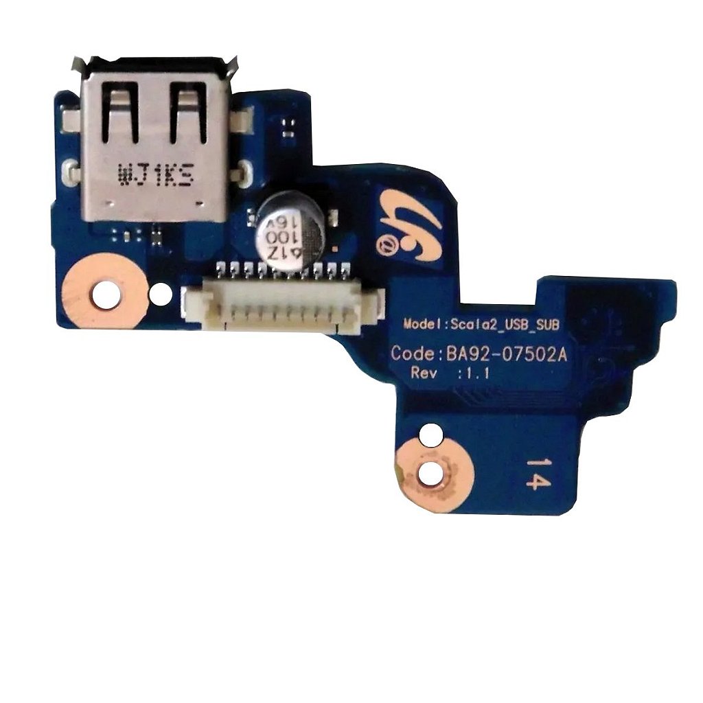 Placa Power Usb Samsung Rv411 Rv415 Rv419 Rv420 Ba92-07502a