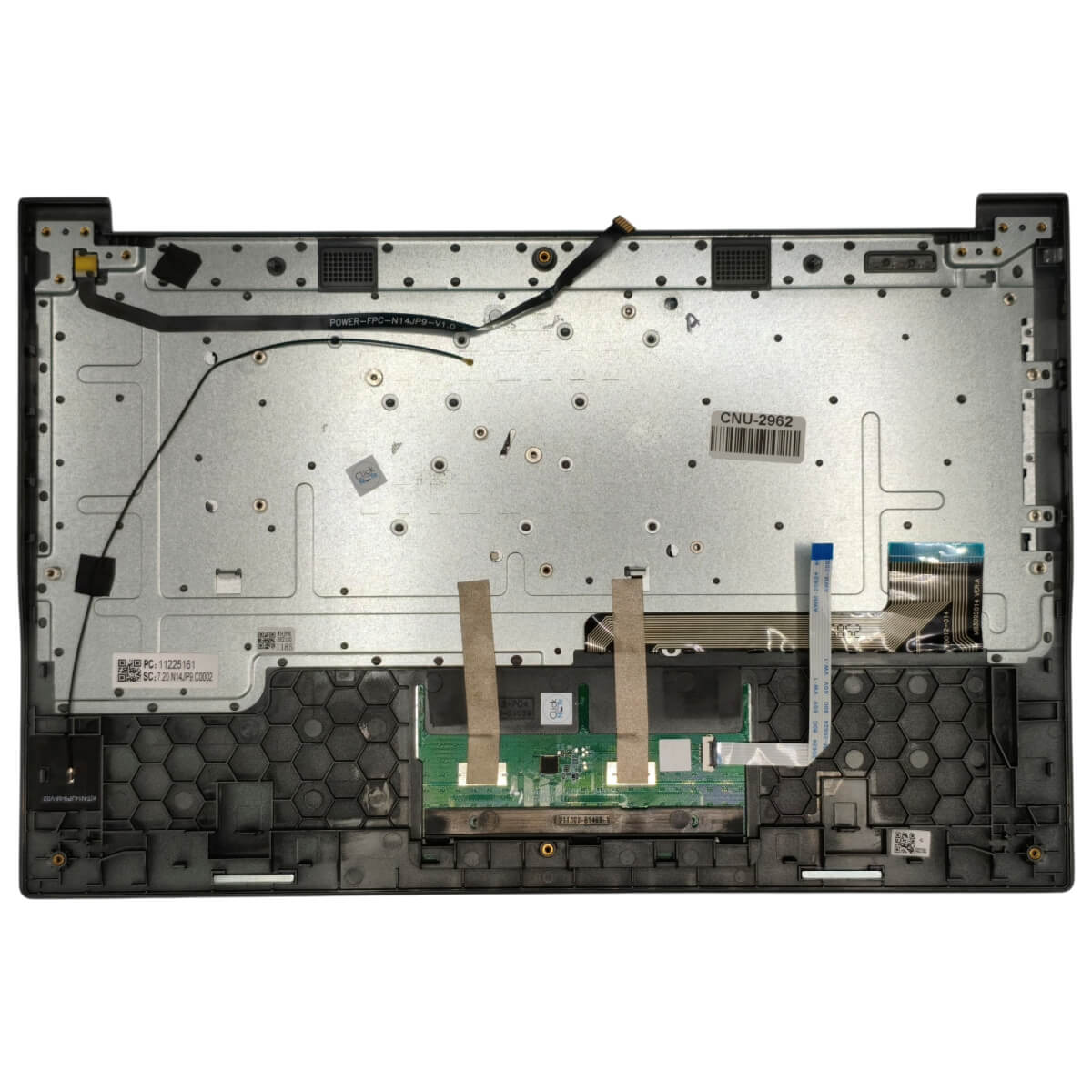 Carcaça Palmrest Teclado PT-BR Positivo Vision C14 C4128A-14 Placa Power Separada