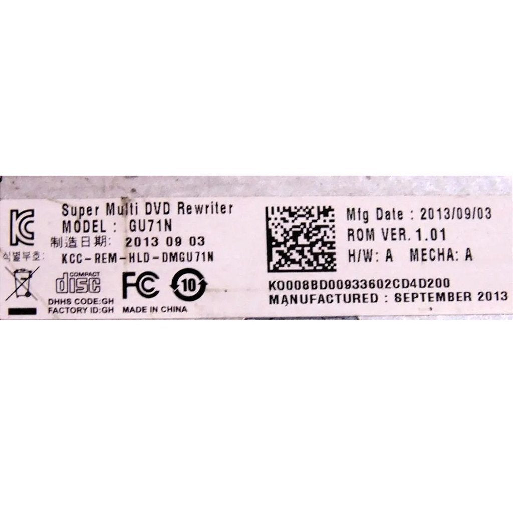 Gravador Leitor Dvd Slim Acer E1-572 E1-510 E1-532 Gu71n