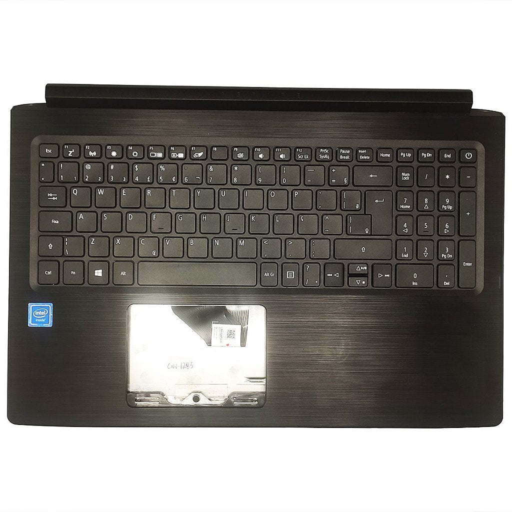 Carcaça Base Com Teclado Notebook Acer Aspire A313-33 A315-53 A515-51 Ap28z000300 Ap2a3000100 Preto