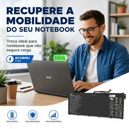 Bateria Notebook Acer Aspire V5-122P V5-132P Chromebook 13 CB5-311 11 CB3-111 15 C910 Gateway NE512 11.4v Original