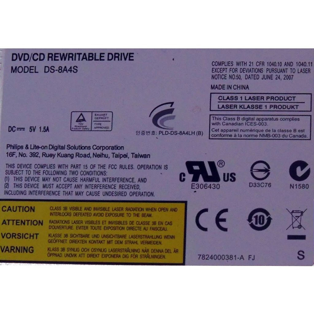 Gravador Dvd Notebook Samsung R530 Ba96-04623a Ds-8a4s