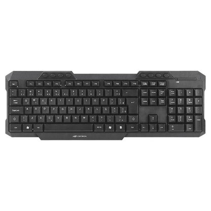 Kit Teclado e Mouse Sem Fio C3Tech K-W10 ABNT2 2.4GHz Multimidia 1600DPI Usado