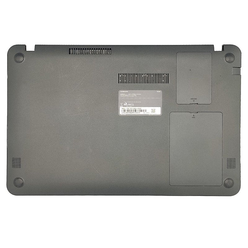 Carcaça Base Com Teclado Notebook Samsung Np350xaa Np350xbe Chumbo