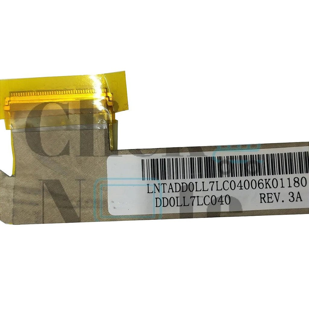 Cabo Flat Da Tela Notebook Lenovo Ideapad Z360 Dd0ll7lc040