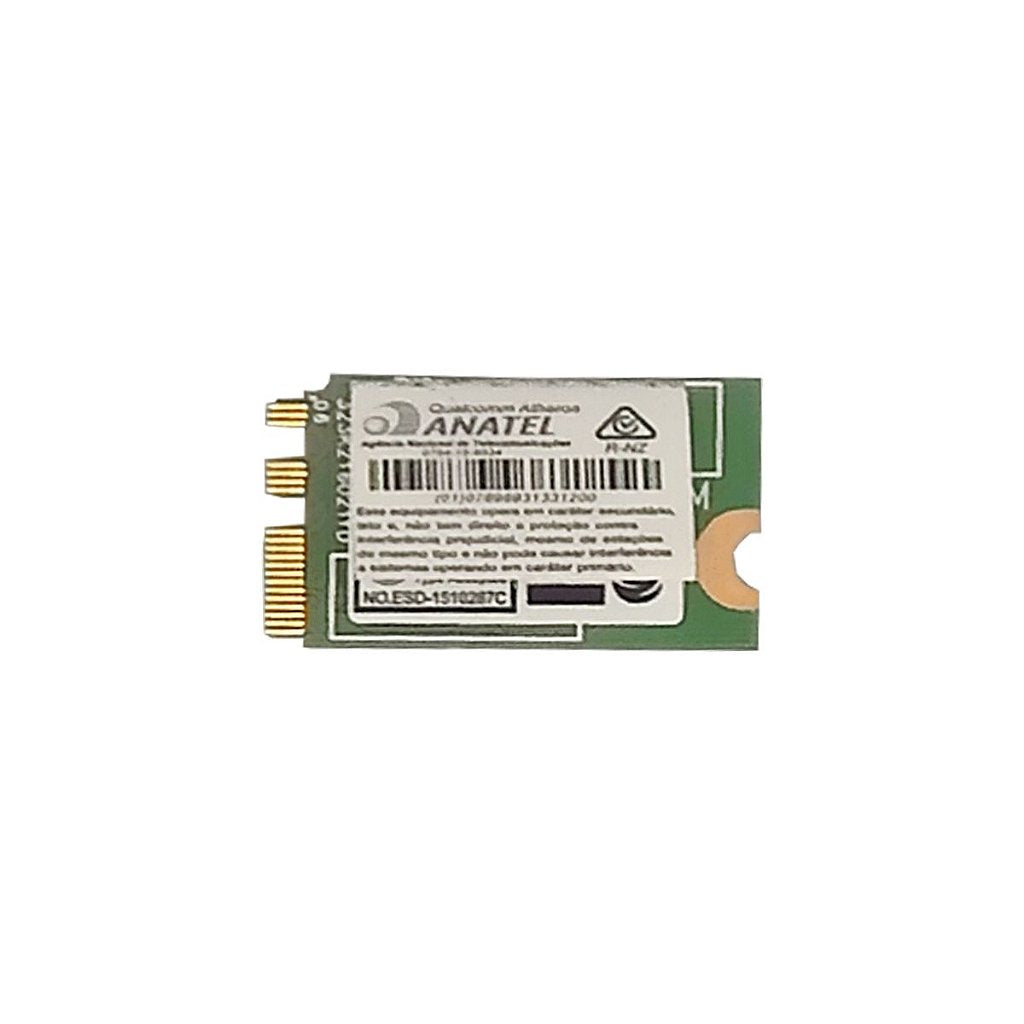 Placa Wifi 5ghz Wireless Bt4.1 Para Notebook Qualcomm Atheros Qcnfa435