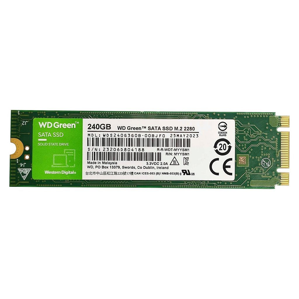Ssd 240Gb M.2 2280 Sata 3 Wd Green 