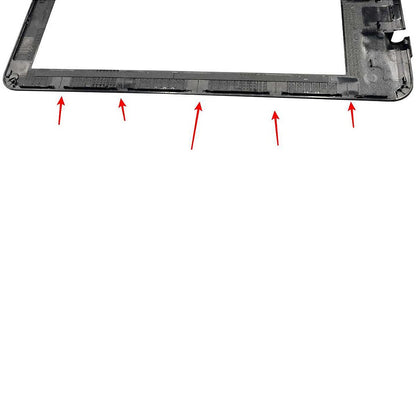 Carcaça Moldura da Tela Notebook Samsung Np300e5m Np300e5k Np300e5l BA61-03085A Ba98-00817a Preto - Detalhe