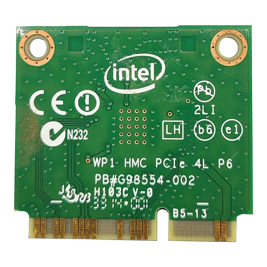 Placa Wifi Dual Band 5Ghz Intel Wireless Ac 3160 3160hmw
