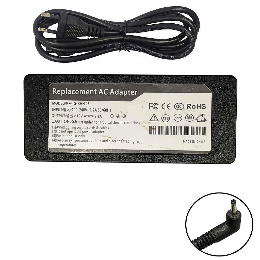 Carregador Notebook Lg 15u340 Lg15u34 19v 2.1a 40w 3.0mm x 1.1mm Paralela