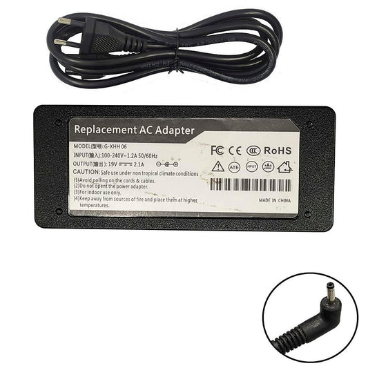 Carregador Notebook Lg 15u340 Lg15u34 19v 2.1a 40w 3.0mm x 1.1mm Paralela