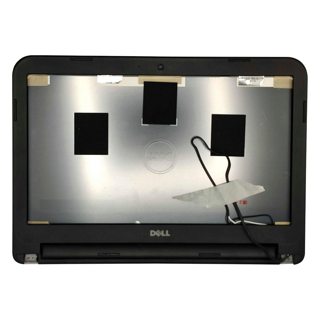 Carcaça Tampa e Moldura Notebook Dell Inspiron 14 5421 3421 5437 2421 Metálico e Preto