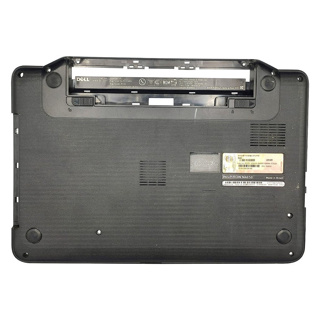 Carcaça Base Inferior Notebook Dell Inspiron n4050 Preto