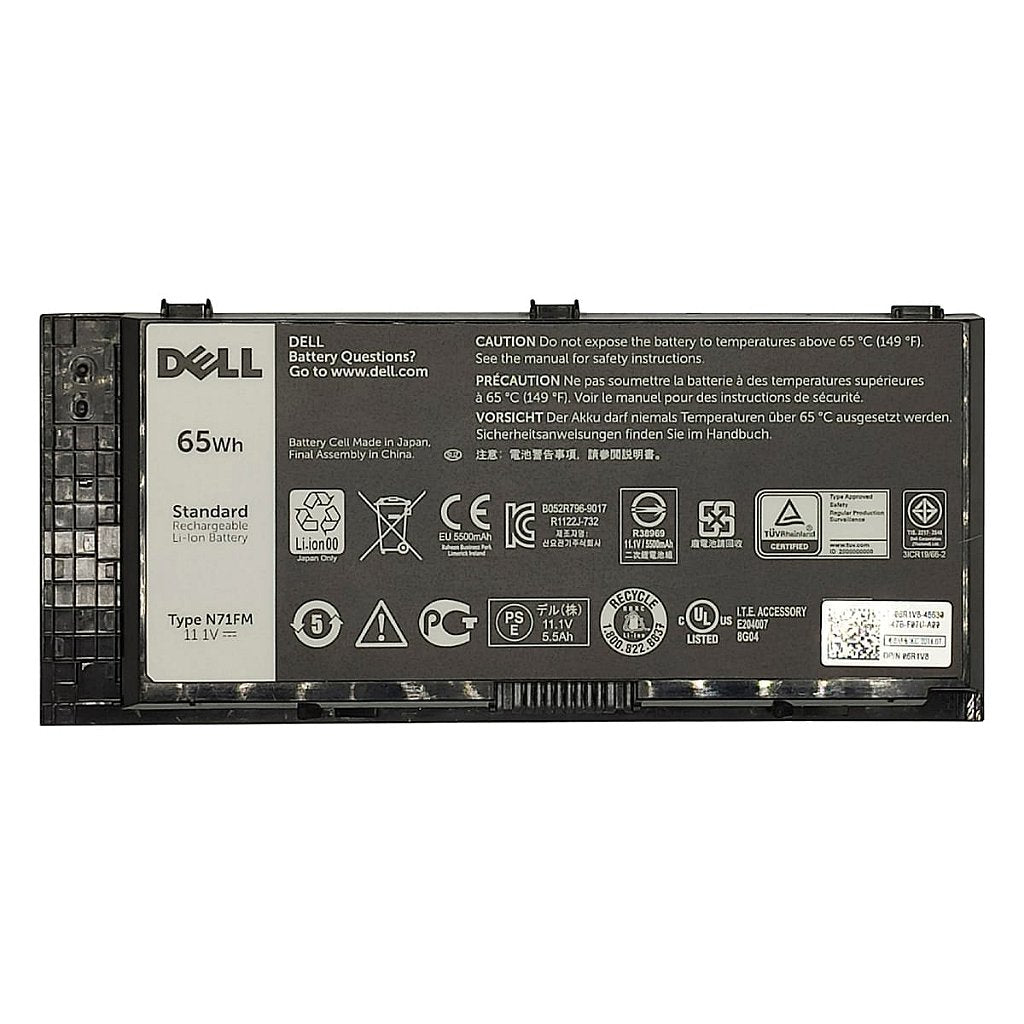 Bateria Notebook Dell Precision M6600 M6700 M6800 M4700 M4800 N71fm 11.1v 65wh 5500mAh Original