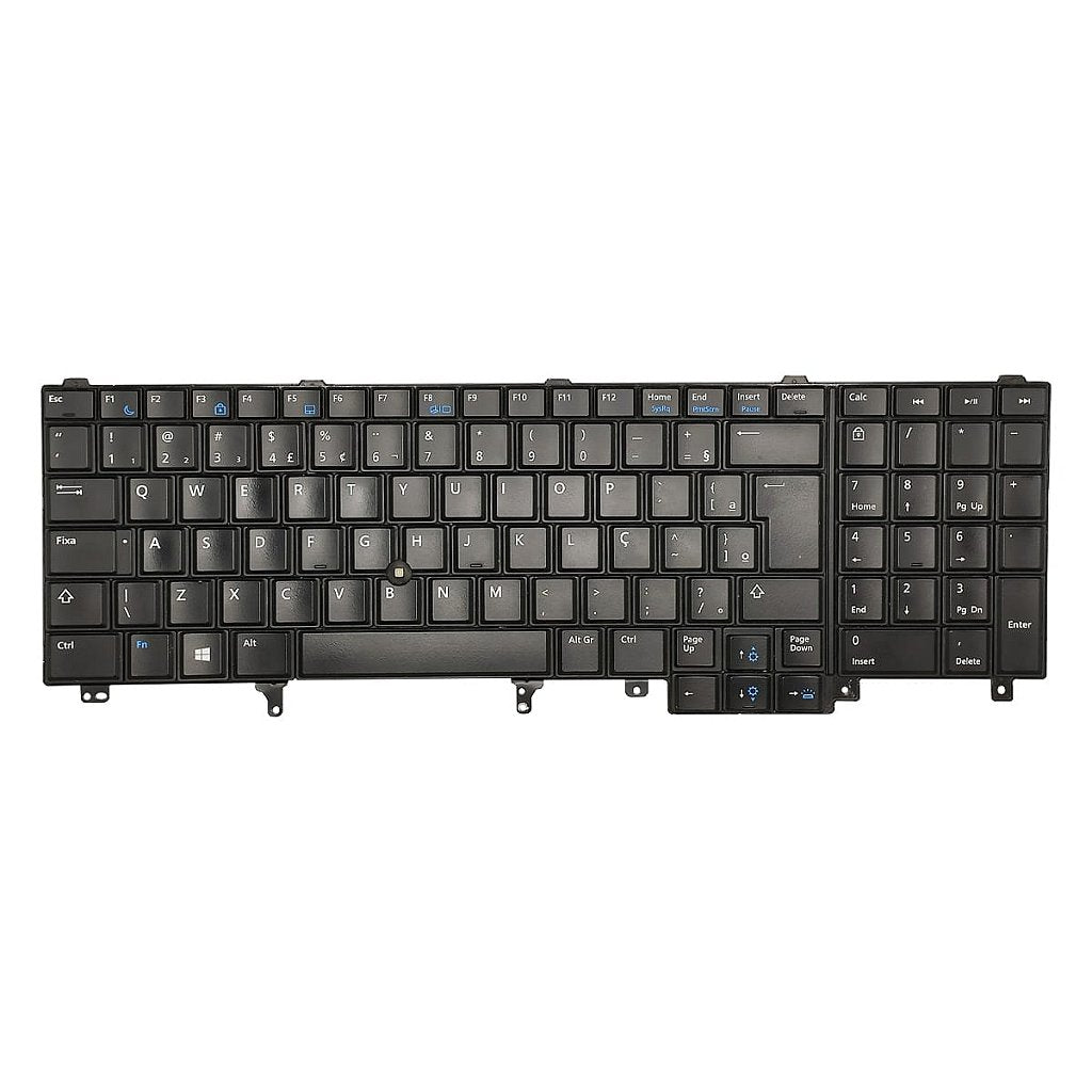 Teclado Notebook Dell Latitude E5520 E5520m E5530 E6530 E6540 Precision M4600 M4700 M4800 M6600 M6700 M4800 Pt-br Retro Iluminado Com Detalhe