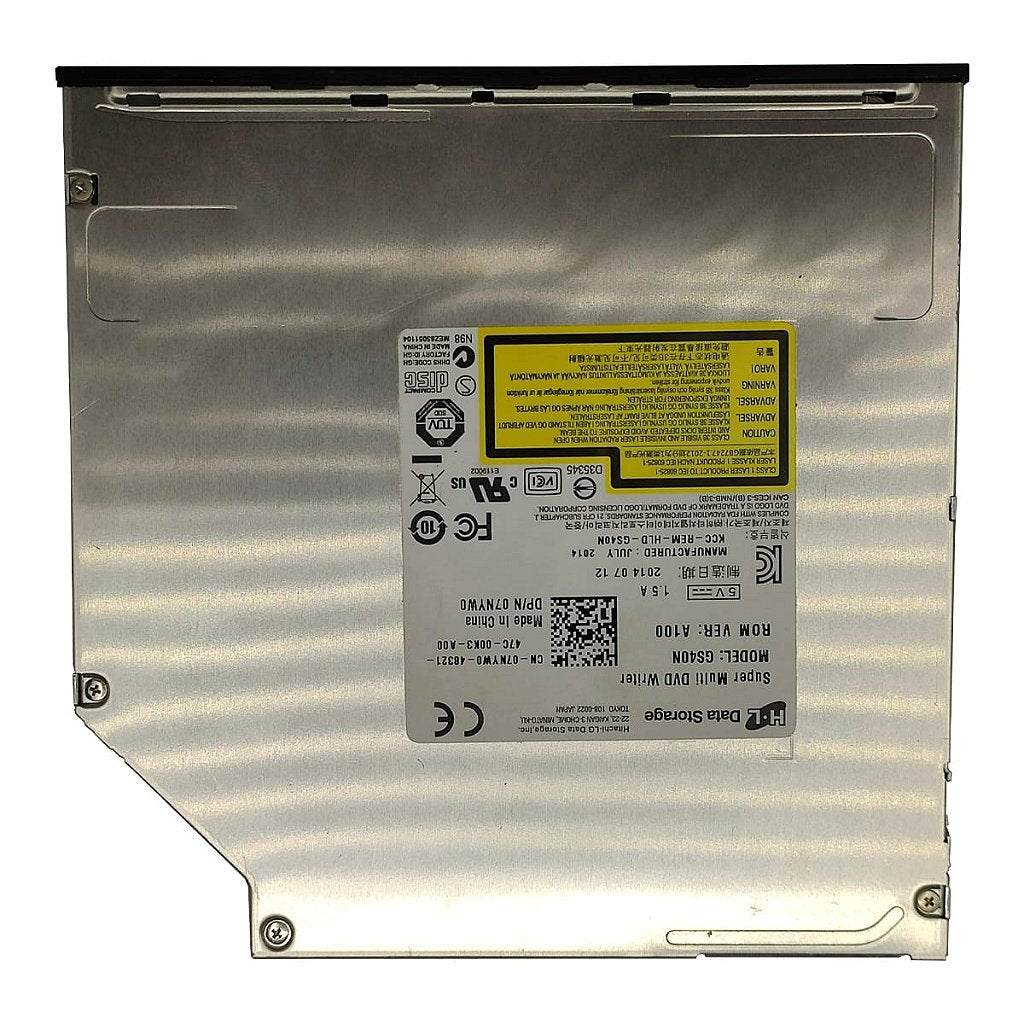 Drive Gravador de Dvd Cd Hitachi-Lg Gs40n 9.5mm Para Notebook Dell Precision M4800 Com Moldura