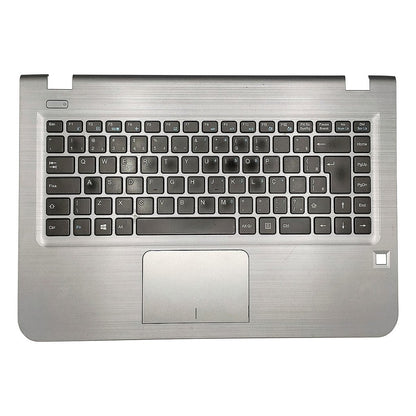 Carcaça Base Superior C/ Teclado Notebook Compaq Cq17 Prata