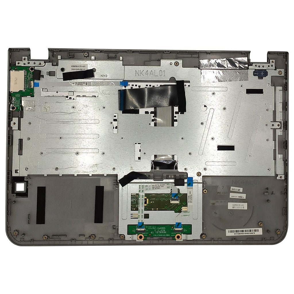 Carcaça Base Superior C/ Teclado Notebook Compaq Cq17 Prata