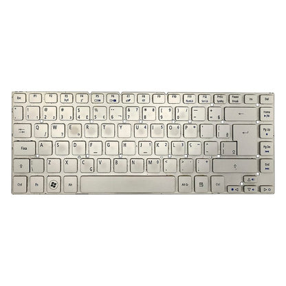 Teclado Para Notebook Acer Aspire V3-471 V3-471g V121646ck2 Aezqs600110 Prata