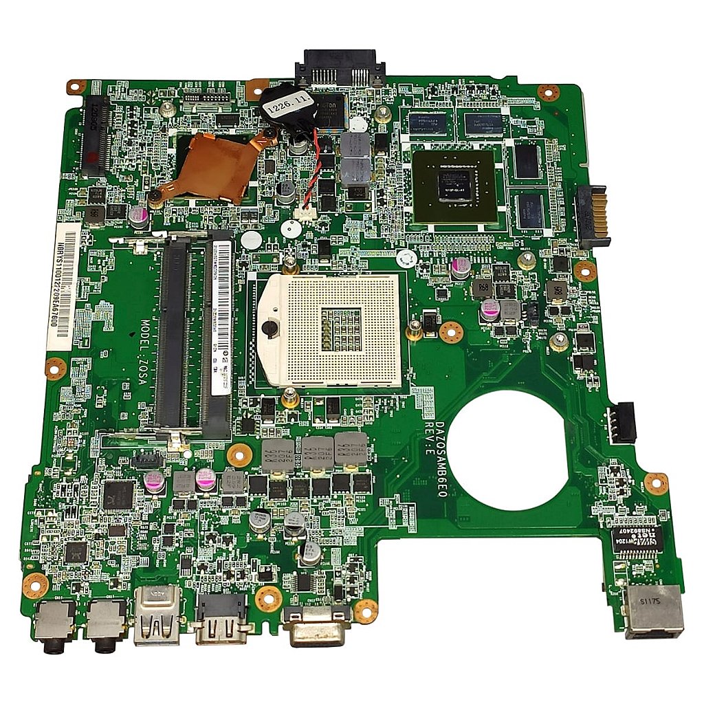 Placa Mãe Notebook Acer Aspire V3-471g V3-471 Dazqsamb6e Hm77 Core i3 i5 i7 Com placa de Vídeo Nvidia