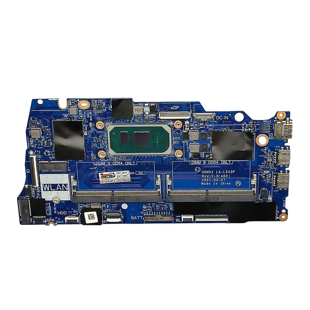 Placa Mãe Notebook Dell Vostro 15 3510 La-L243p Intel Core I5-10ºGeração