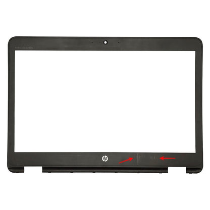 Carcaça Moldura Notebook Hp Elitebook 840-g3 Preto Com Detalhe