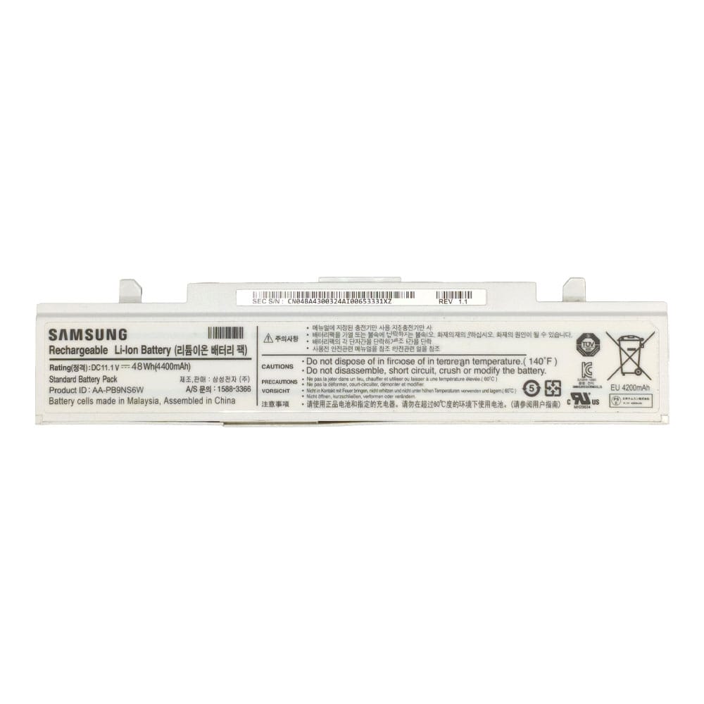 Bateria Notebook Samsung Np270e4e Np275e4e Np270e5j Np370e4k Np270e5g Np275e5g AA-PB9NS6W 11.1v Branco