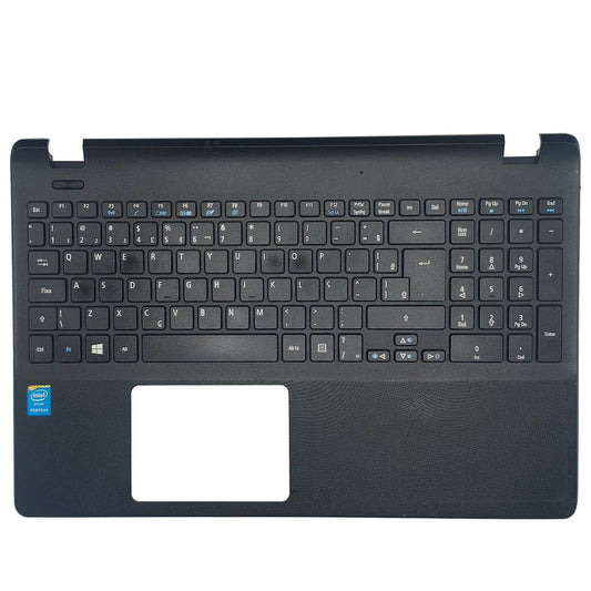 Carcaça Base Superior Com Teclado Pt-Br Para Notebook Acer Aspire Es1-531 439.03701.0012 Com Detalhe