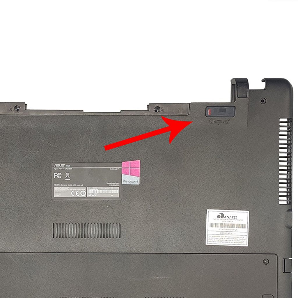 Carcaça Base Inferior Notebook Asus X552e X552ea - Detalhe