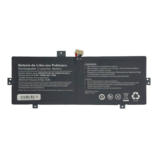 Bateria Para Notebook Positivo Duo 2 em 1 C4128b 7.4v 5000mAh Sht5078105-2s 1lcs5/78/105-2