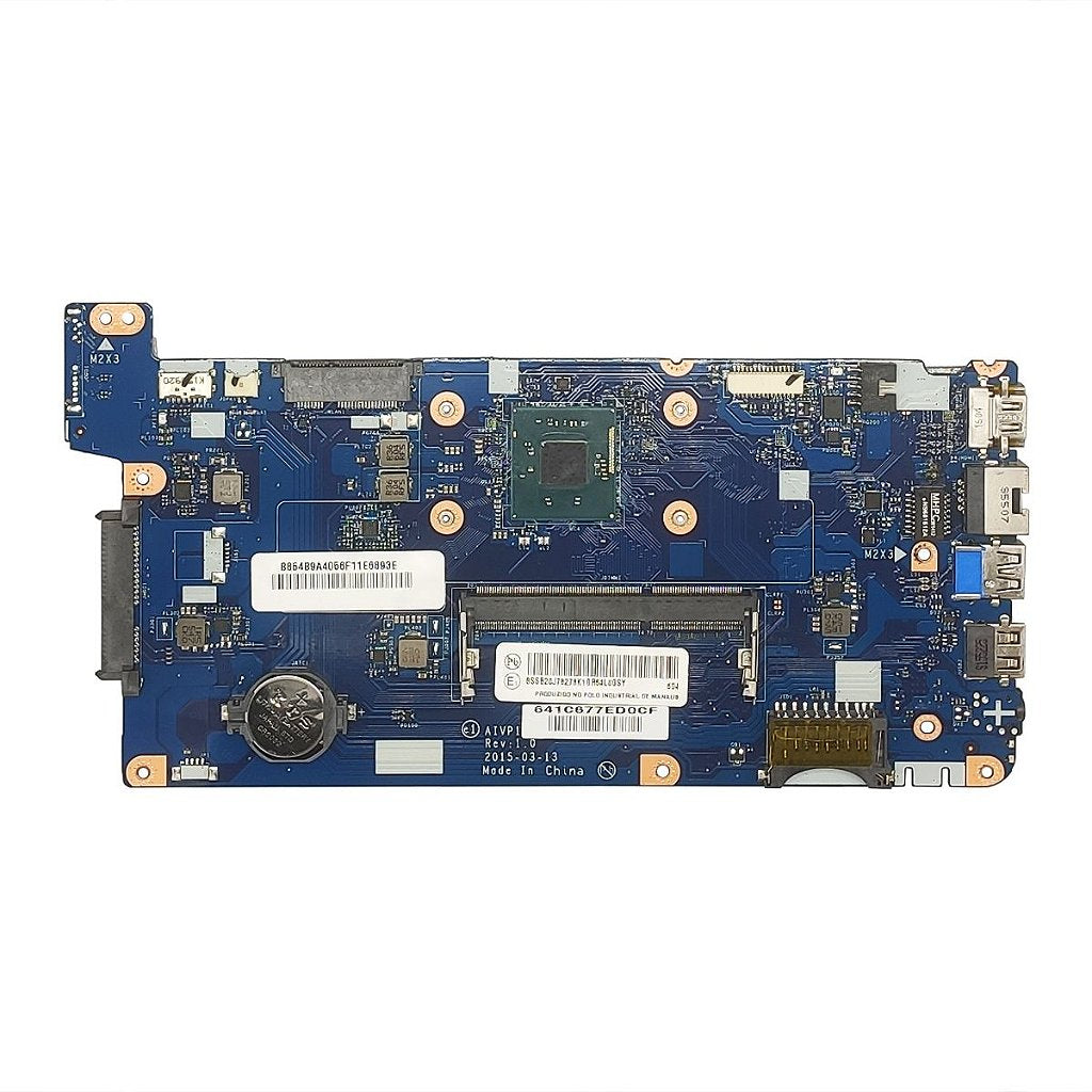 Placa Mãe Notebook Lenovo Ideapad 100-14 Aivp1/aivp2 la-c771p Intel Celeron Ddr3L