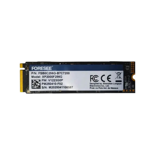 SSD 256GB Foresee XP2000 M.2 2280 NVMe PCIe Gen4 para Notebook e PC
