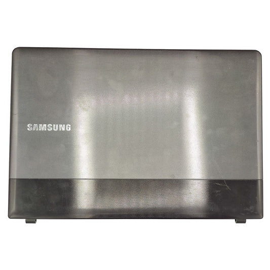 Carcaça Da Tela Tampa E Moldura Notebook Samsung Np300e4c Np305e4a Chumbo E Preto