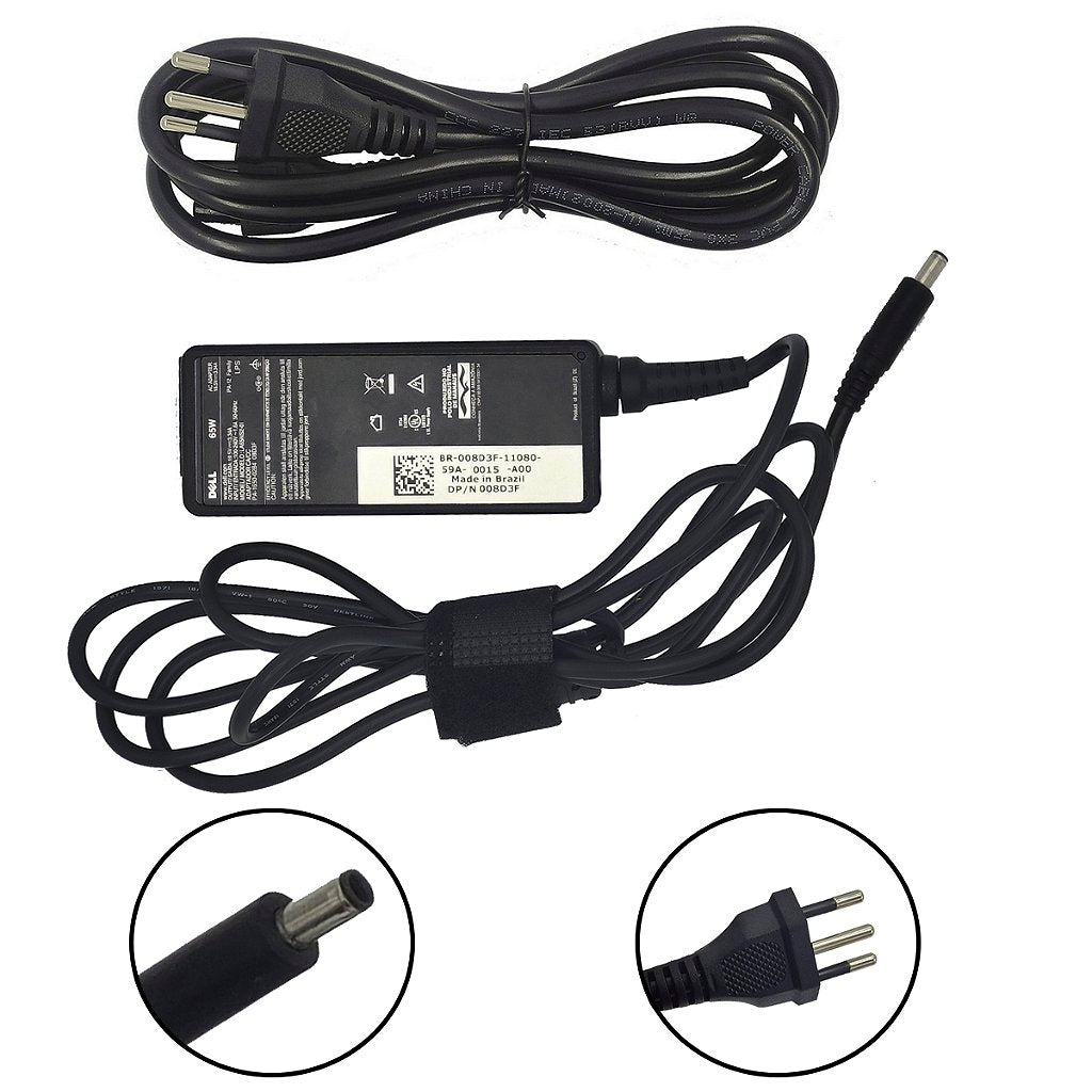 Carregador de Notebook Dell 19,5v 4,62a 90w 4.5mm X 3.0mm Original