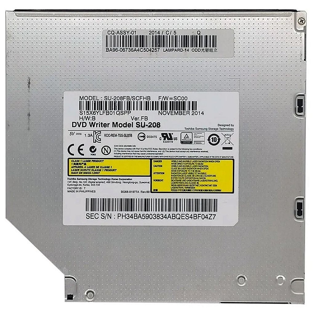 Gravador E Leitor Dvd E Cd Slim Notebook Sata Modelo Su-208