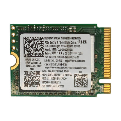 SSD 128GB NVMe M.2 2230 PCIe Gen3x4 2000MB/s Notebook PC