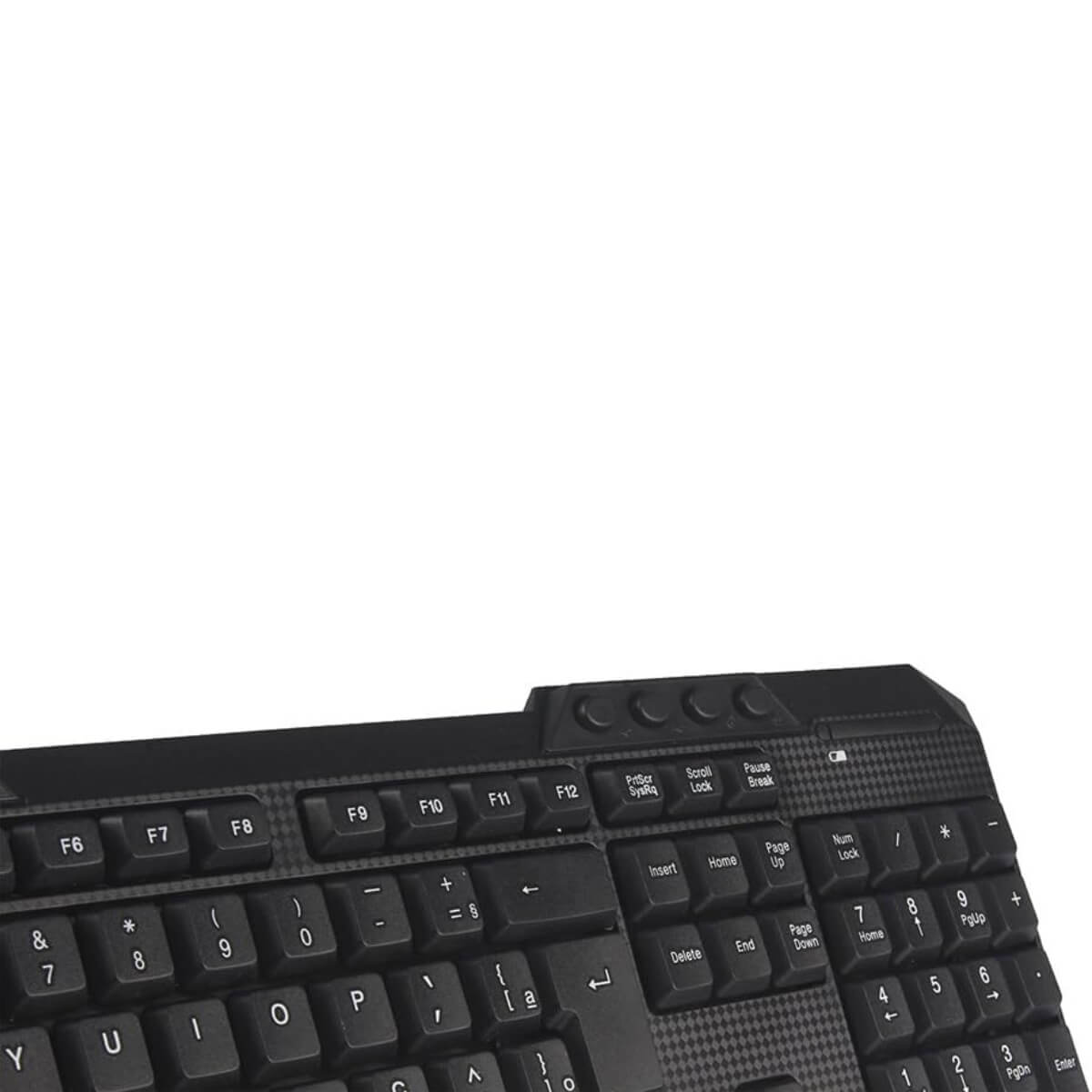 Kit Teclado e Mouse Sem Fio C3Tech K-W10 ABNT2 2.4GHz Multimidia 1600DPI Usado