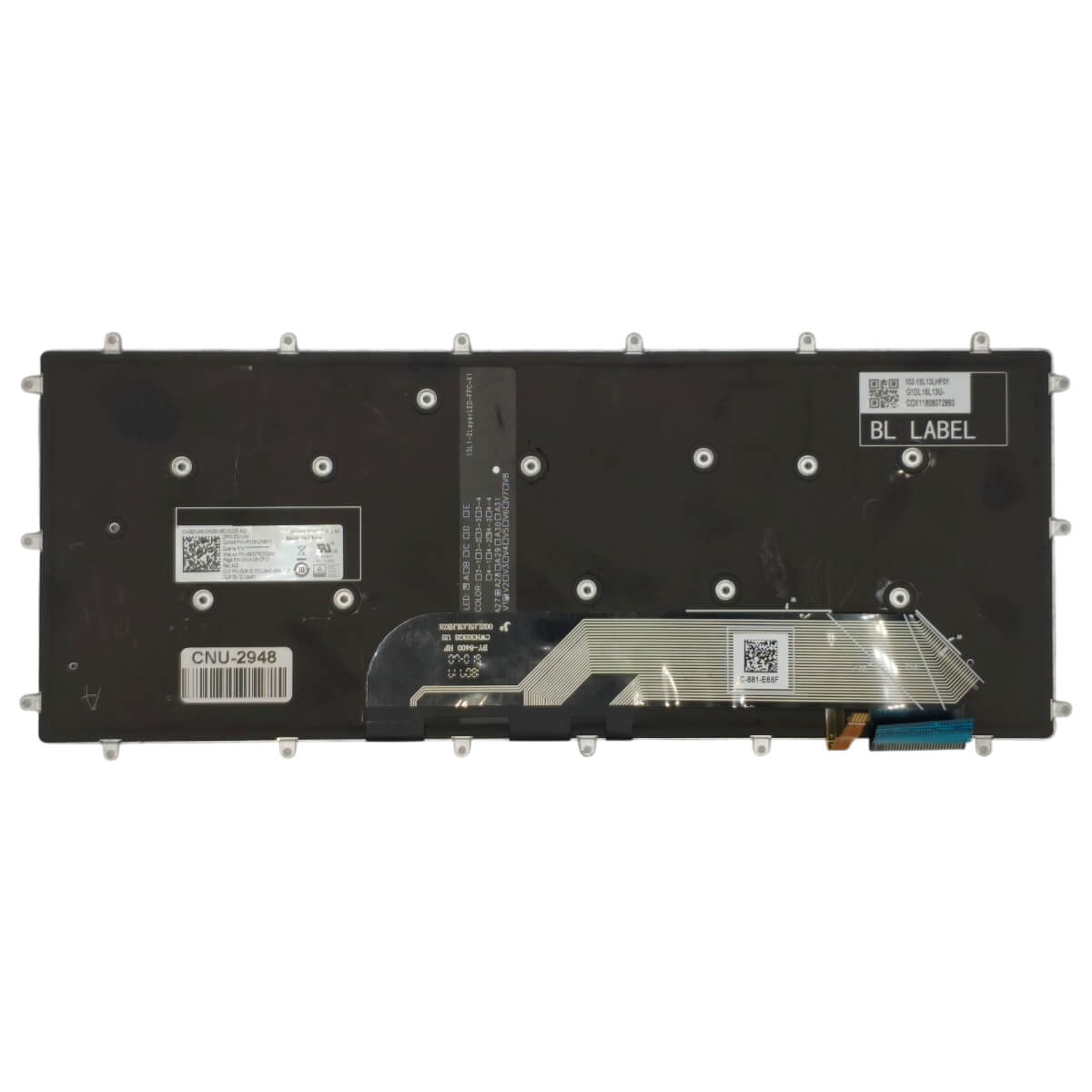 Teclado Dell Inspiron 13 7368 7370 7373 7375 7378 14 7472 15 7560 7570 7573 Frances Retroiluminado Original 0GXJHX