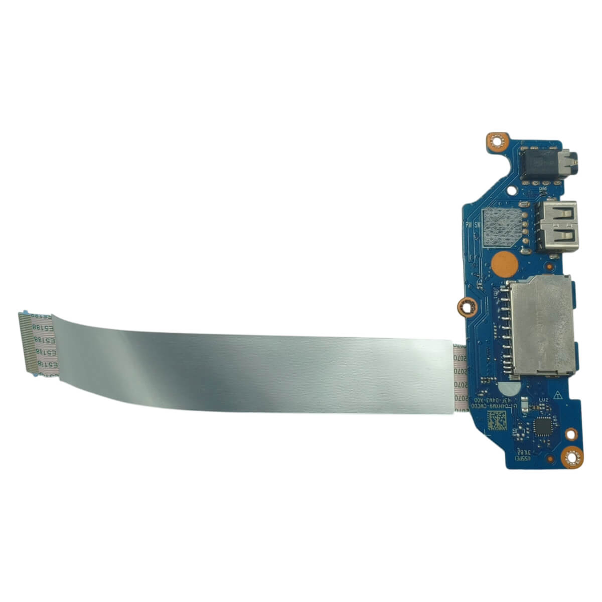 Placa Power USB Áudio Leitor SD Dell Inspiron 15 3520 34 Pinos 04HXM9 LS-L243P