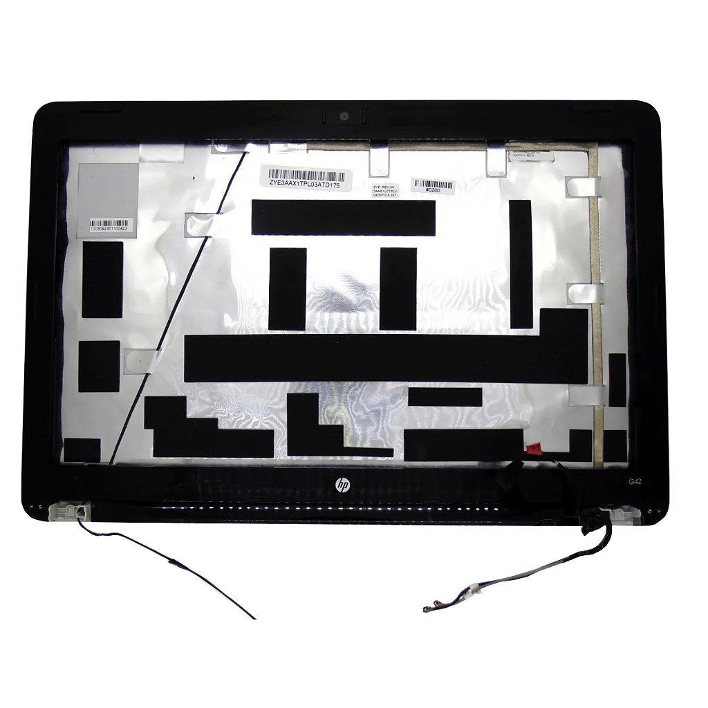 Carcaça da Tela Tampa e Moldura Notebook Hp G42 Prata