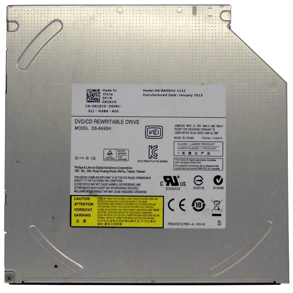 Gravador Leitor Dvd Cd Notebook Sata Ds-8a9sh