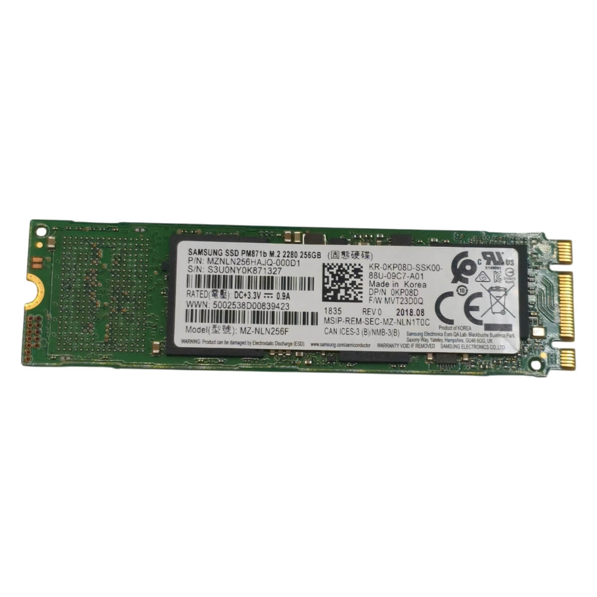 SSD Samsung 256GB M.2 2280 SATA III 6Gb/s para Notebook e PC Desktop